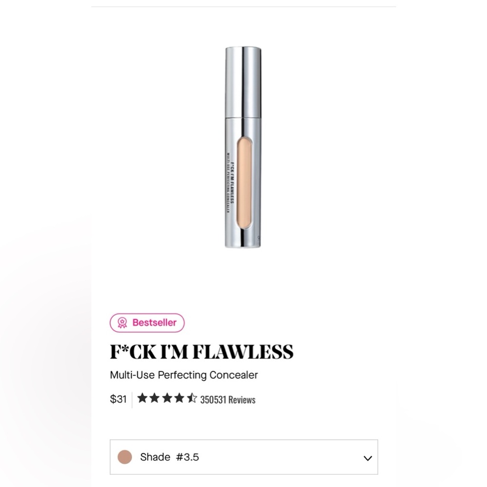 IL MAKIAGE F*CK I'M FLAWLESS Concealer - Cream
